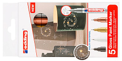 edding 780 (набор 5 штук) metallic